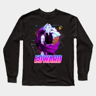 Edward Elric Style Retro Art Long Sleeve T-Shirt